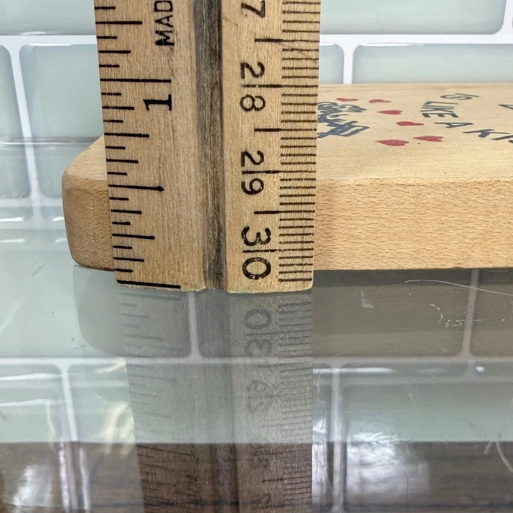 Vintage WASCO Wisconsin Wood Cheese Board 